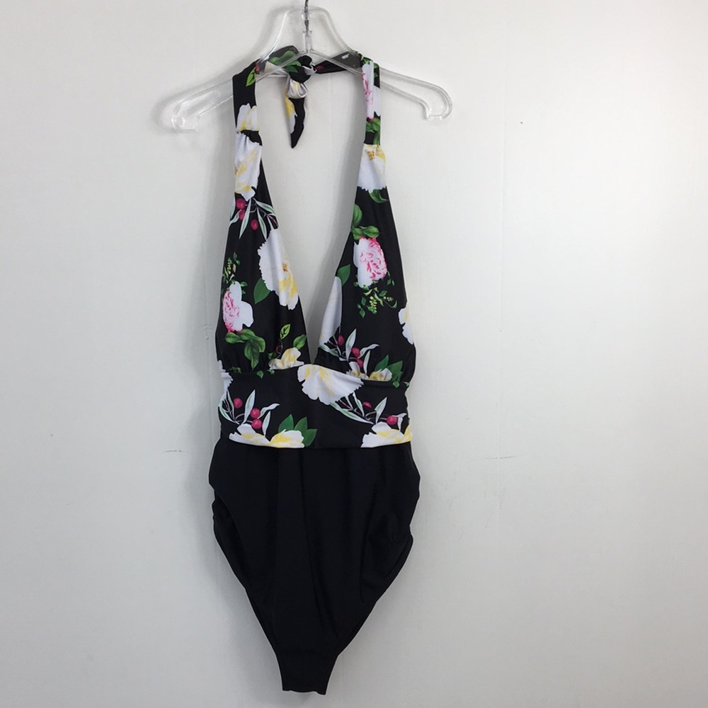 Summer Mae Maternity One Piece Swim Suit Size M GREAT Condition